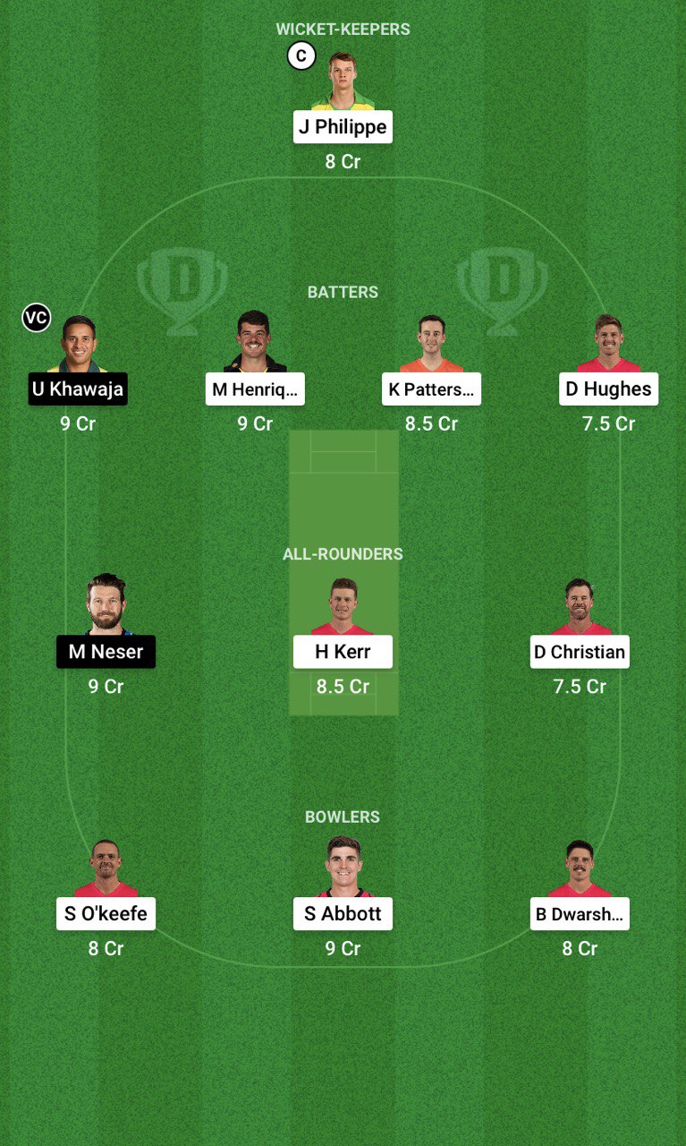 Sydney Sixers vs Brisbane Heat BBL T20, Dream 11 Match Prediction, Pitch Report, Weather, Players