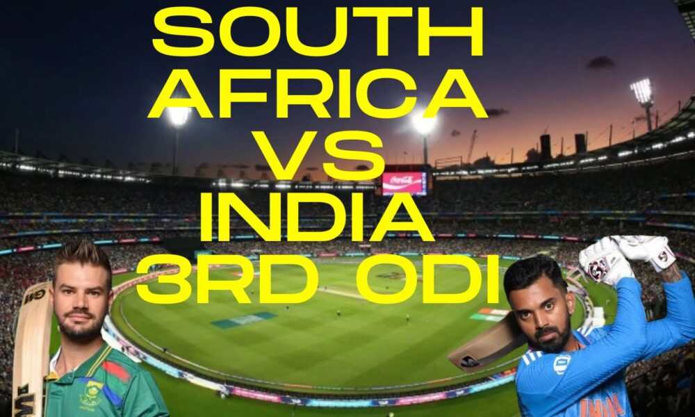 South Africa vs India 3rd ODI
