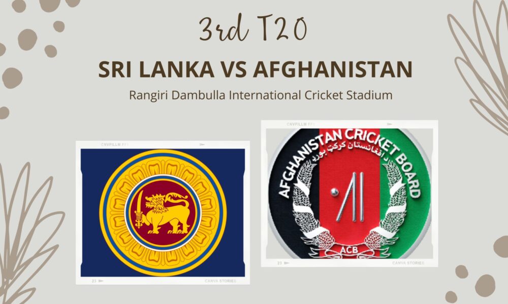 Sri Lanka vs Afghanistan 3rd T20 Match Prediction