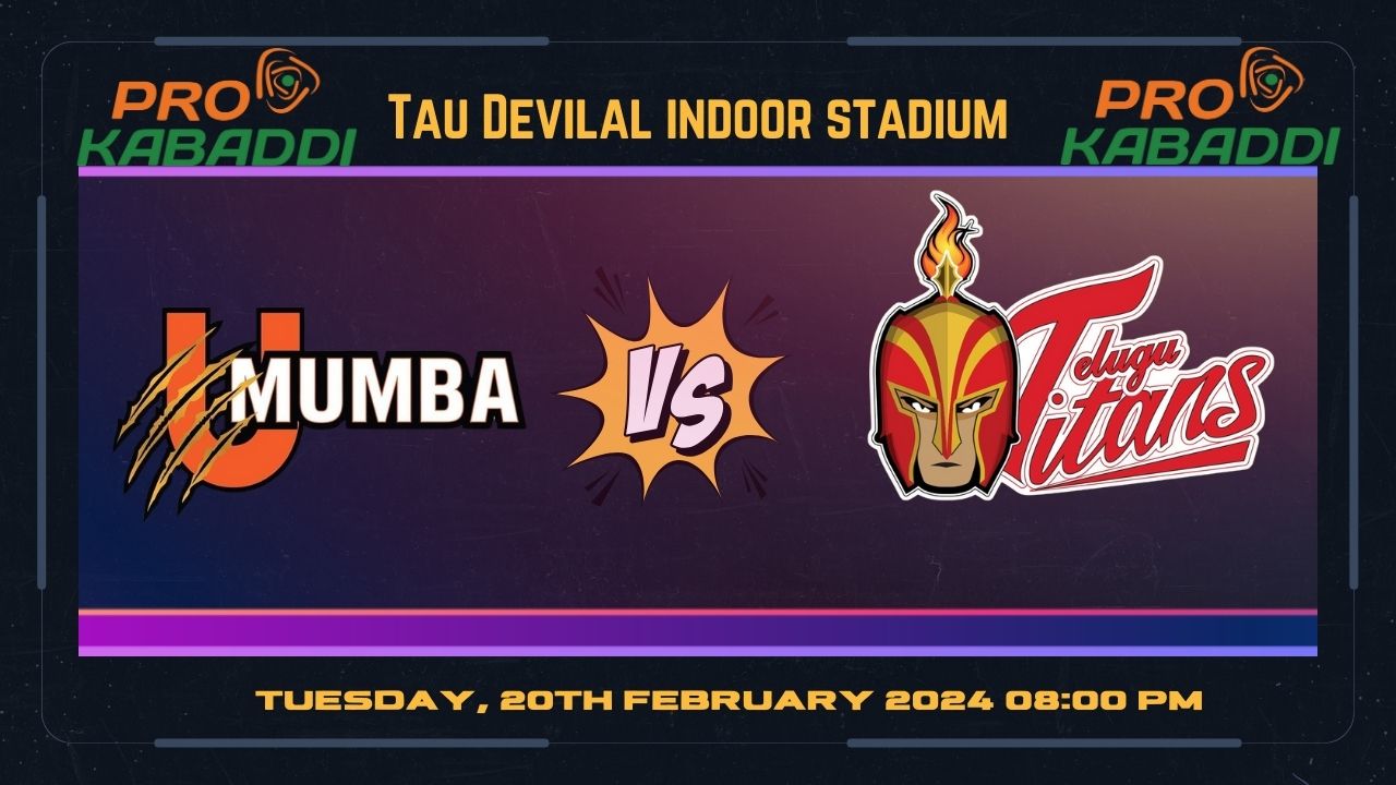 U Mumba vs Telugu Titans Dream11 Prediction