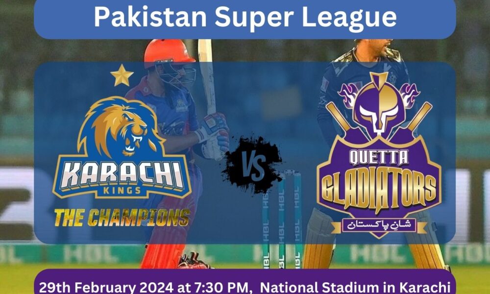 Karachi Kings vs Quetta Gladiators Match Prediction