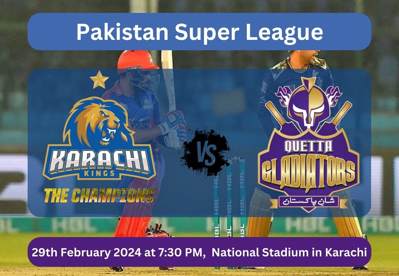 Karachi Kings vs Quetta Gladiators Match Prediction