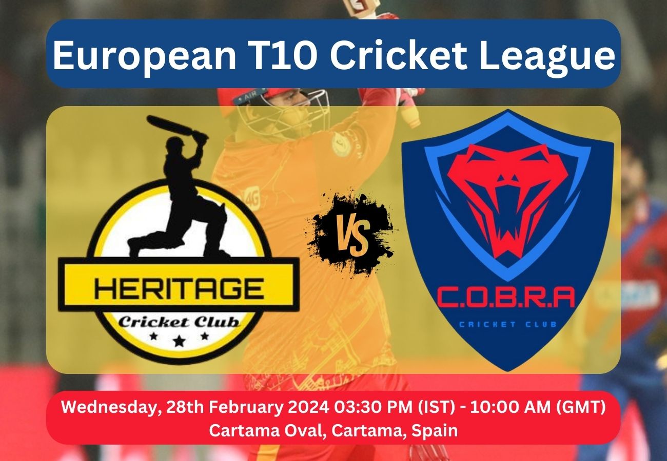 HRT vs COB European T10 Cricket League Prediction