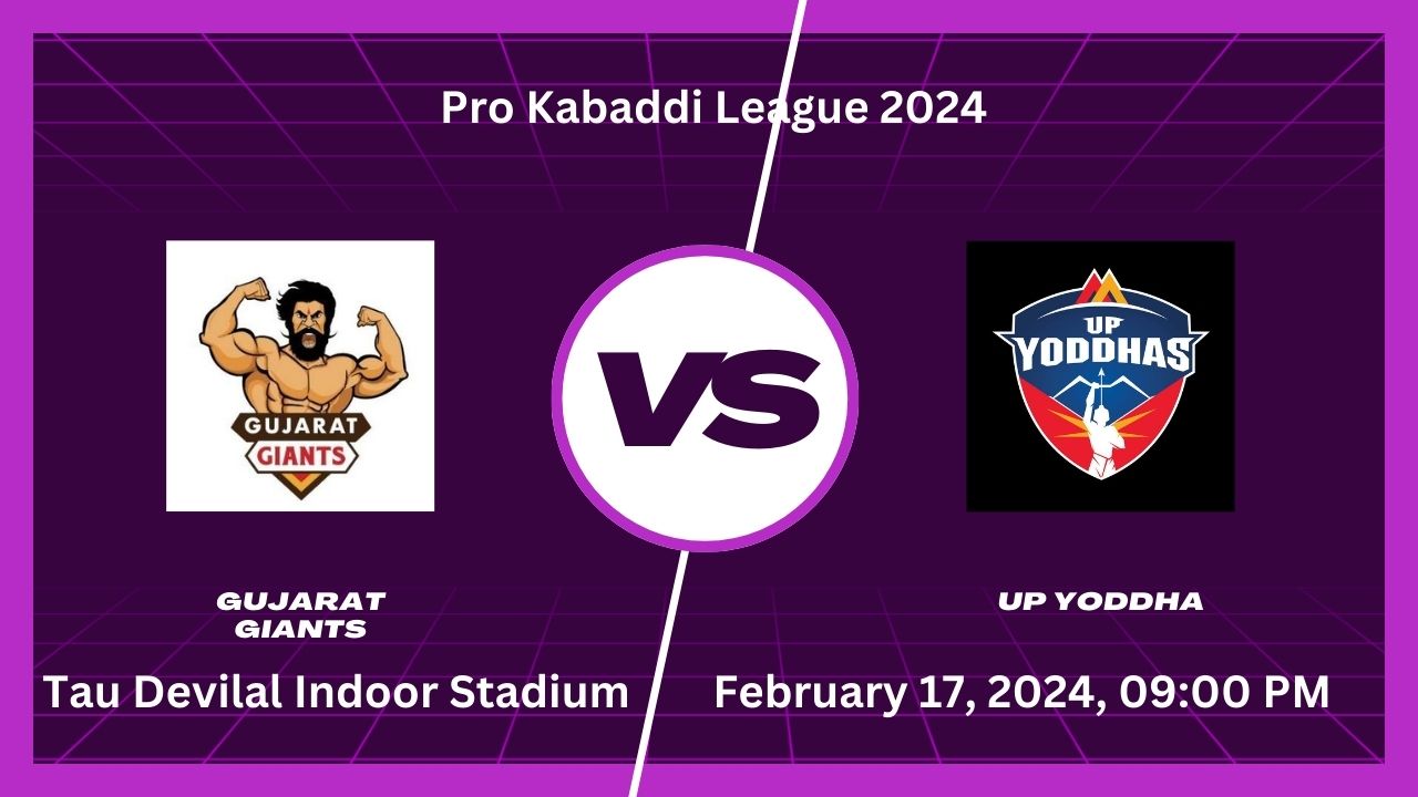 Gujarat Giants vs. UP Yoddha Match Prediction