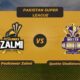 Peshawar Zalmi vs Quetta Gladiators Match Prediction