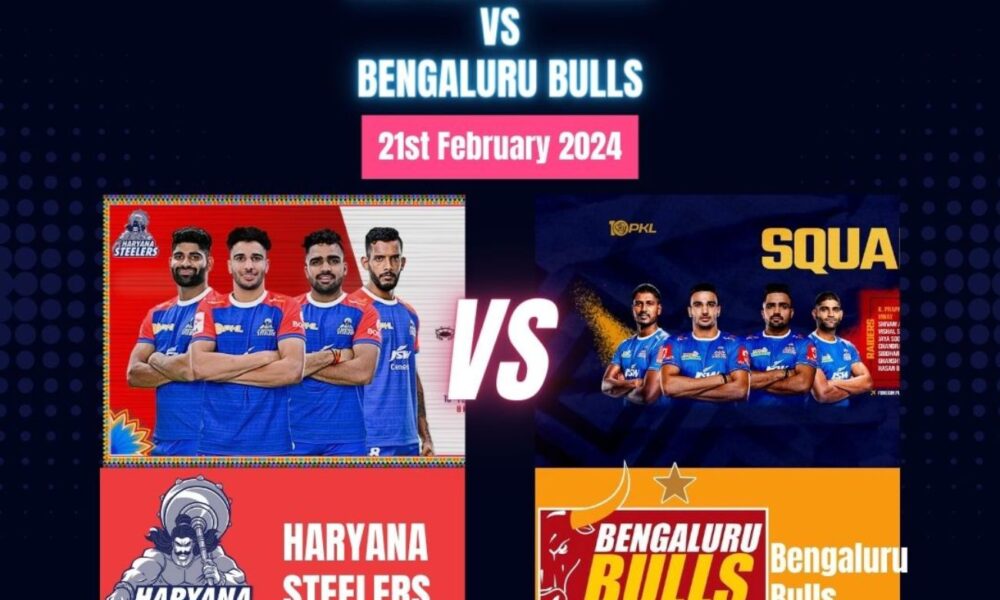 Haryana Steelers vs Bengaluru Bulls Match Prediction