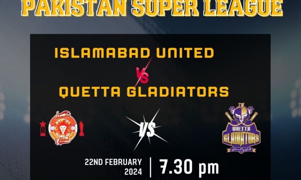 Islamabad United vs Quetta Gladiators Match Prediction