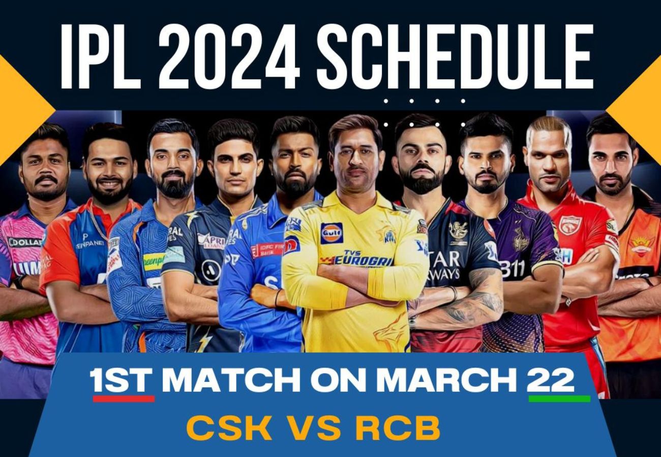 IPL 2024 Unveils Action-Packed Schedule