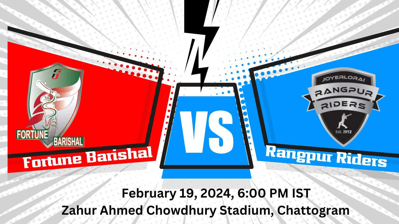 Fortune Barishal vs Rangpur Riders Match Prediction
