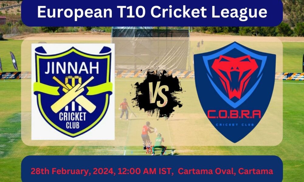 JIB vs COB (Jinnah Brescia vs Cobra CC) Prediction