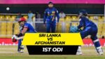 Sri Lanka vs Afghanistan - 1st ODI Prediction