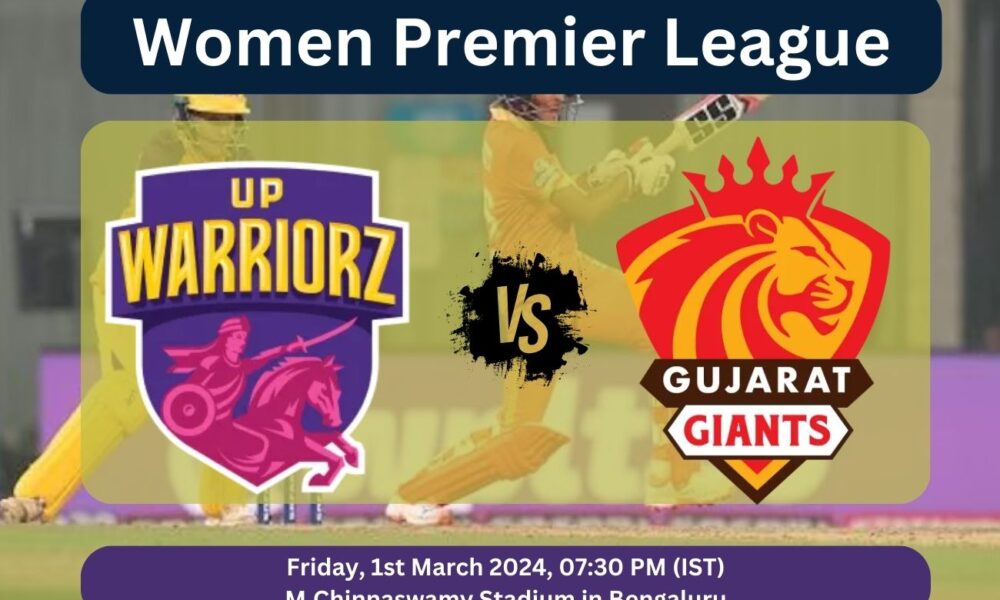 UP Warriorz vs Gujarat Giants Women Match Prediction