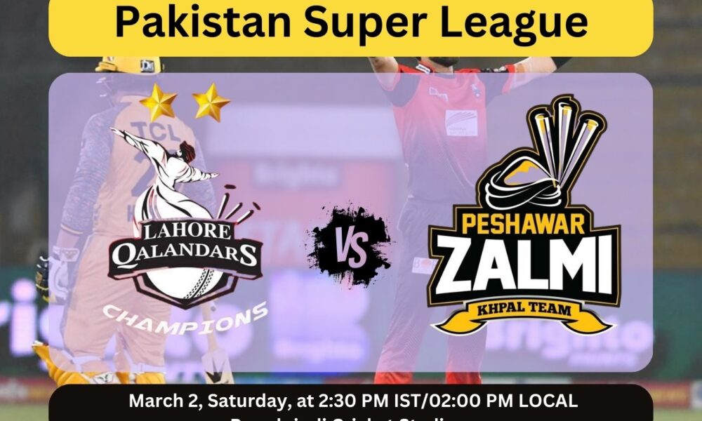 PES vs LAH PSL 2024 Match Prediction