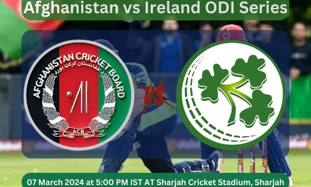 AFG vs IRE 1st ODI Match Prediction Dream11 Team